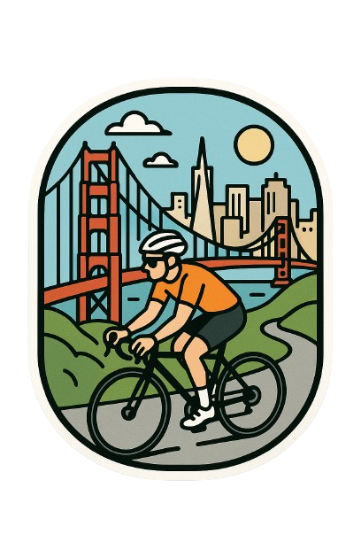 San Francisco bike sticker